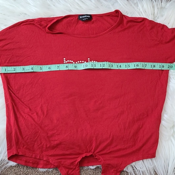🆕️Bebe-women's red top-size M - Picture 5 of 5